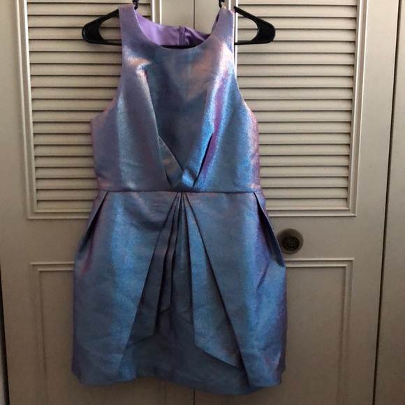 asos holographic dress